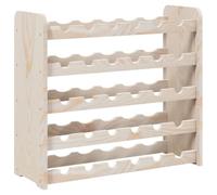 vidaXL Casier à vin 67,5x25x60 cm Bois de pin Massif, Porte-Verres à vin, casier à vin, casier à vin de Cuisine, Porte-Bouteilles de vin