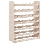 vidaXL Casier à vin 67,5x25x87 cm Bois de pin Massif, Porte-Verres à vin, casier à vin, casier à vin de Cuisine, Porte-Bouteilles de vin