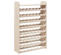 vidaXL Casier à vin avec plateau supérieur 72,5x25x111,5 cm Pin massif
