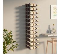 Vidaxl Casier À Vin Mural Pour 36 Bouteilles Doré Fer Doré
