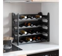 Vidaxl Casier À Vin Pour 24 Bouteilles Pp Empilable