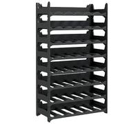 vidaXL Casier à vin pour 48 Bouteilles PP empilable, étagère à vin, Porte-Bouteille de vin, casier à Alcool, Porte-Bouteille, casier à vin de Cuisine