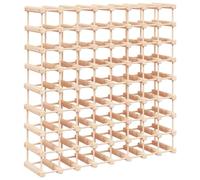 Casier à vin pour 72 bouteilles 90,5x23x90,5 cm pin massif