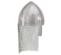 Vidaxl Casque De Chevalier Antique Pour Gn Argenté Acier