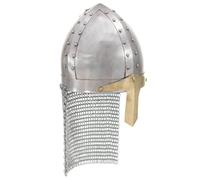 Vidaxl Casque De Chevalier Croisé Antique Pour Gn Argenté Acier