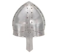 Vidaxl Casque De Chevalier Médiéval Antique Pour Gn Argenté Acier