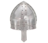Vidaxl Casque De Chevalier Médiéval Antique Pour Gn Argenté Acier