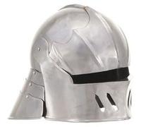 vidaXL Casque de chevalier médiéval antique pour GN Argenté Acier Argent G