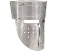 Vidaxl Casque De Chevalier Médiéval Antique Pour Gn Argenté Acier