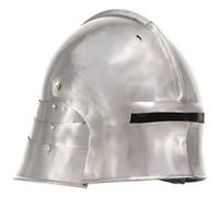 vidaXL Casque de chevalier médiéval antique pour GN Argenté Acier Argent