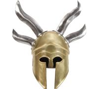 vidaXL Casque de Guerrier Grec Antique Réplique pour LARP Laiton Acier