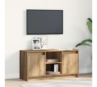 Vidaxl Centre De Divertissement Chêne Artisanal Bois D'ingénierie Moyen