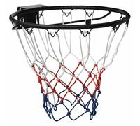 vidaXL Cerceau de Basket Noir 45 cm Acier, Cerceau de Basket, Ensemble de Basket, Anneau de Basket