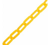 vidaXL Chaîne de délimitation jaune 100 m Ø6 mm plastique