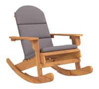 Vidaxl Chaise À Bascule Adirondack Avec Coussins Bois Massif D'acacia