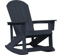 Vidaxl Bergère À Bascule Adirondack Bleu Marine 73.5x92x90 Cm Hdpe