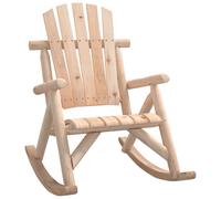 Vidaxl Chaise À Bascule De Jardin 69x96x101 Cm Bois Massif D'épicéa