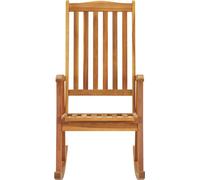 vidaXL Chaise à bascule en bois massif d'acacia