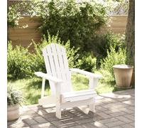 Vidaxl Chaise Adirondack Blanc 69x85x90,5 Cm Bois Massif De Sapin