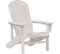 Vidaxl Chaise Adirondack Blanche 74x82x91 Cm Hdpe
