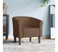 Vidaxl Chaise Cabriolet Marron Tissu Marron