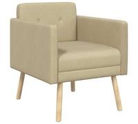 vidaXL Chaise d'appoint Gris Vert Clair Tissu en Velours côtelé