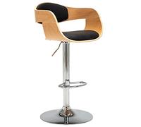 vidaXL Chaise de Bar Tabouret de Bar Chaise de Bistro Chaise de Comptoir Chaise de Salon Tabouret de Café Bureau Maison Noir 283121