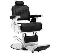 vidaXL Chaise de barbier Noir 68x69x116 cm Similicuir