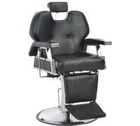 Chaise De Barbier Noir 72x68x98 Cm Similicuir Noir