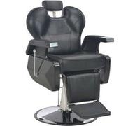 vidaXL Chaise de barbier Noir 72x68x98 cm Similicuir