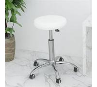 vidaXL Chaise de bureau pivotante, Blanc Similicuir Blanc G