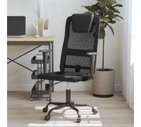 Chaise de bureau réglable en hauteur noir