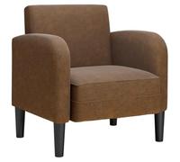 vidaXL Chaise de canapé avec accoudoirs 54 cm similicuir marron 4100534