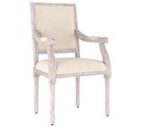 Vidaxl Chaise De Canapé Beige 54x59x99 Cm Lin Beige
