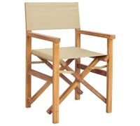vidaXL Chaise de directeurChaise en boisSièges extérieurs