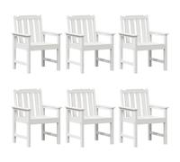 Chaise de jardin Polyéthylène Sièges extérieurs Moderne Mobilier patio vidaXL vi