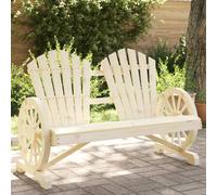 Vidaxl Chaise De Jardin Adirondack 2 Places Bois De Sapin Massif