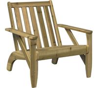 vidaXL Chaise de jardin Adirondack 75x77x77 cm Bois de pin imprégné