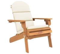 Vidaxl Chaise De Jardin Adirondack Avec Coussins Bois Massif D'acacia