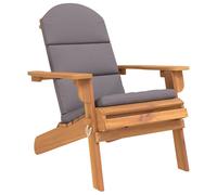Vidaxl Chaise De Jardin Adirondack Avec Coussins Bois Massif D'acacia