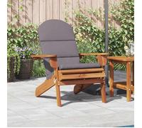vidaXL Chaise de jardin Adirondack 360032 – Bois massif d'acacia avec coussins