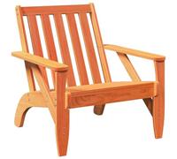 Vidaxl Chaise De Jardin Adirondack Cire Marron 75x77x77 Cm
