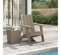 Vidaxl Chaise De Jardin Adirondack Marron Clair 75x88,5x89,5 Cm Pp