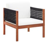 Vidaxl Chaise De Jardin Avec Coussin Bois D'acacia Solide