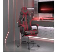 vidaXL Chaise de Jeu avec Repose-pied Pivotante Chaise d'Ordinateur Fauteuil Siège de Bureau Ergonomique Intérieur 3143837
