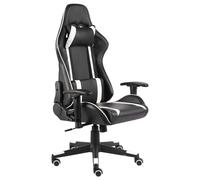 Vidaxl Chaise De Jeu Pivotante Blanc Pvc Blanc