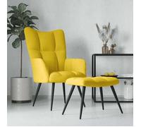 vidaXL Chaise de Relaxation avec Repose-pied Fauteuil de Détente Siège de Relaxation Chaise de Détente Salon Salle de Séjour 328091