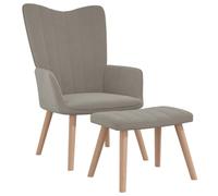 Chaise de Relaxation Fauteuil Siège Meuble Salle de Séjour Salon Velours vidaXL