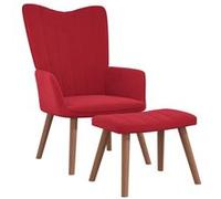 vidaXL Chaise de Relaxation avec Repose-pied Siège de Relaxation Chaise de Détente Fauteuil de Salon Salle de Séjour Maison 327671
