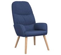 Vidaxl Chaise De Relaxation Bleu Tissu Bleu